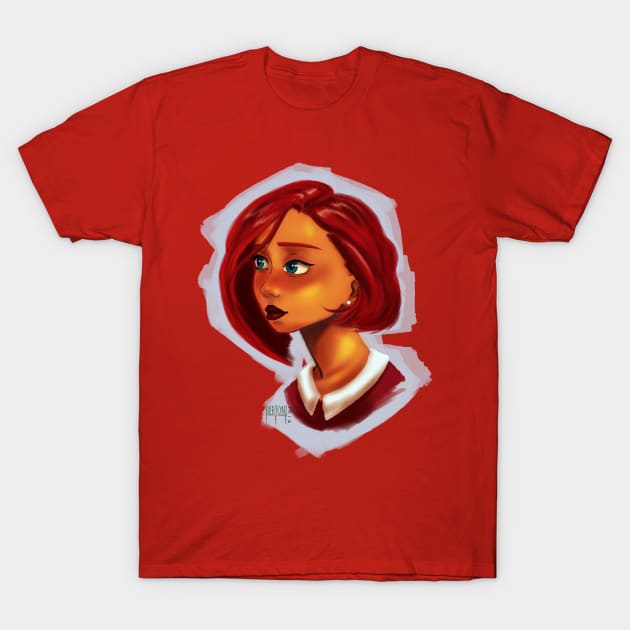 Redhead T-Shirt by Bertoni_Lee